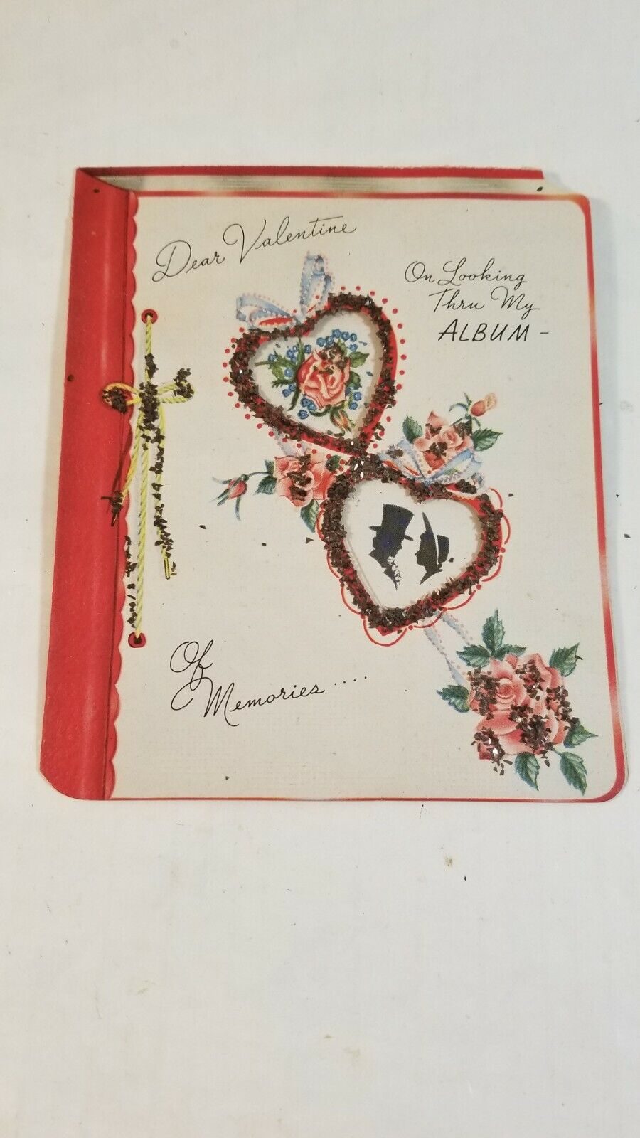 Vintage VALENTINE DAY Card by Album of Memories 1940\'s