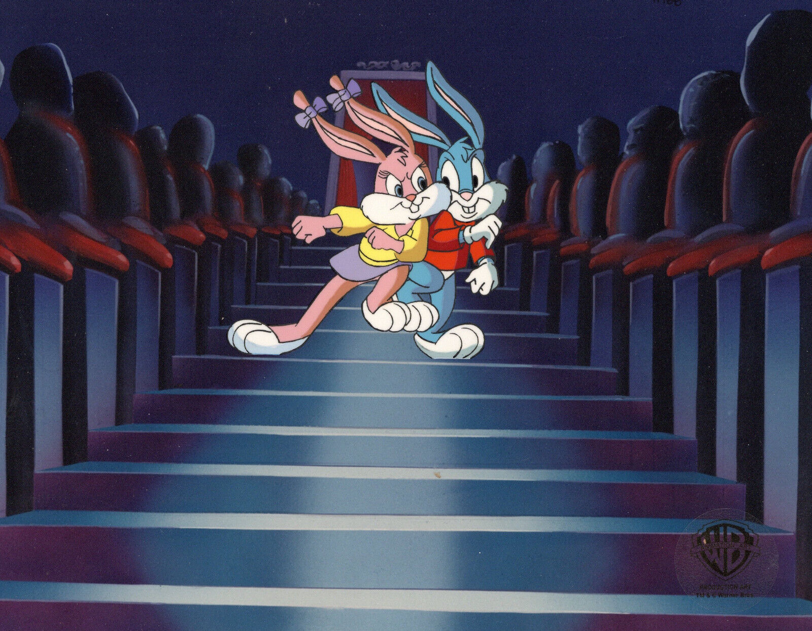 Tiny Toons Adventures-Original Prod Cel-Babs/Buster Bunny-Weekday Afternoon Live