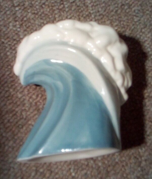 Vintage Sea Wave Vase / Cup 5.5in
