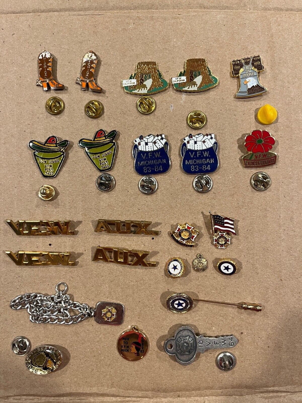 Lot of VFW and American Legion pins