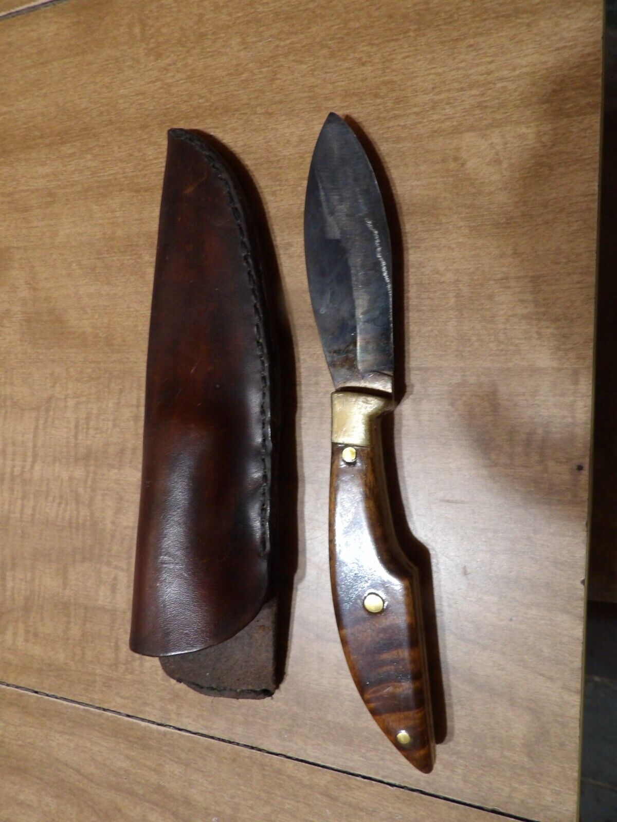 custom made russel/randall yukon skinner belt knife