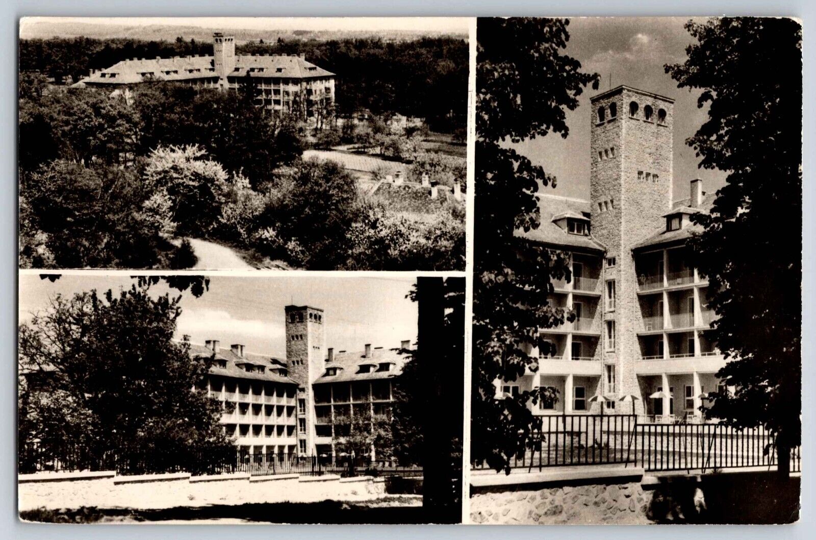 Postcard RPPC  Sopron Allami Sanatorium Hungary    E 5