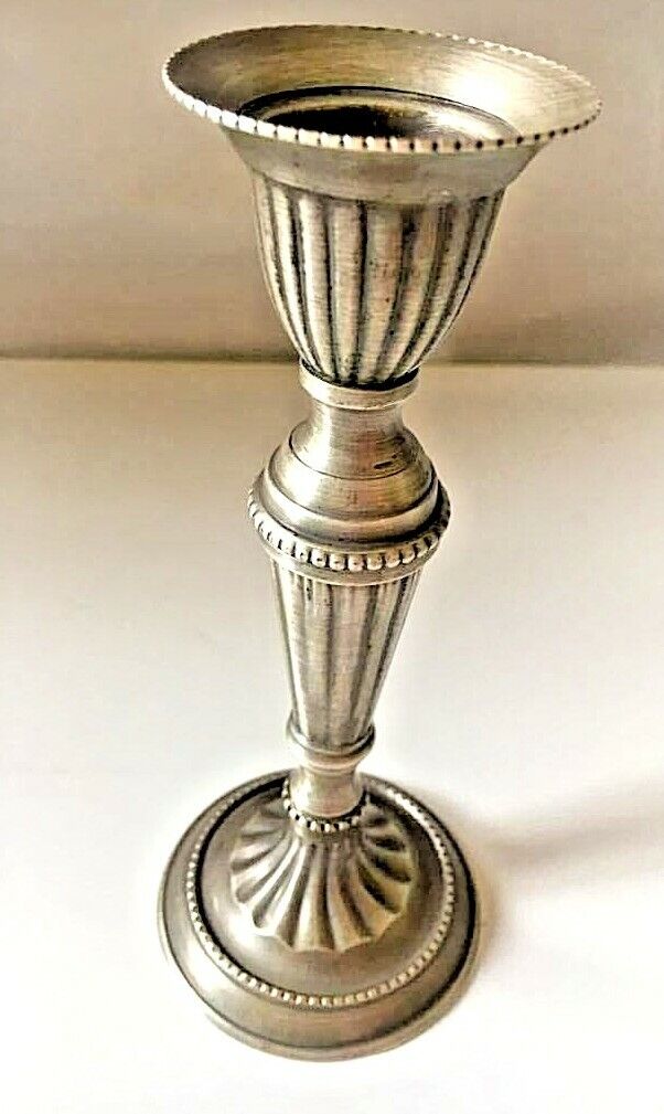 Antique ARTS \CRAFTS Silver Nice Candlesticks Archaeological Length 15 cm Rare 