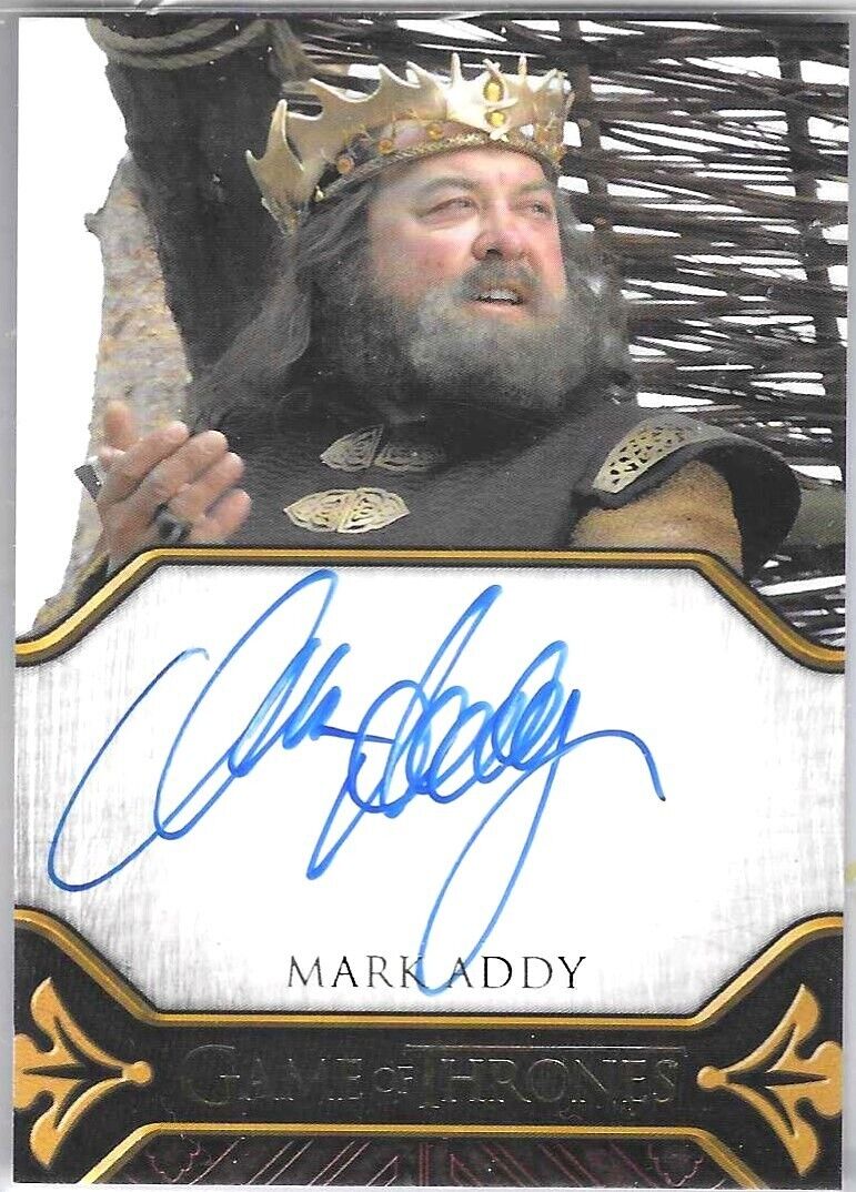 2023 Game of Thrones Art & Images Mark Addy Legacy Autograph Card