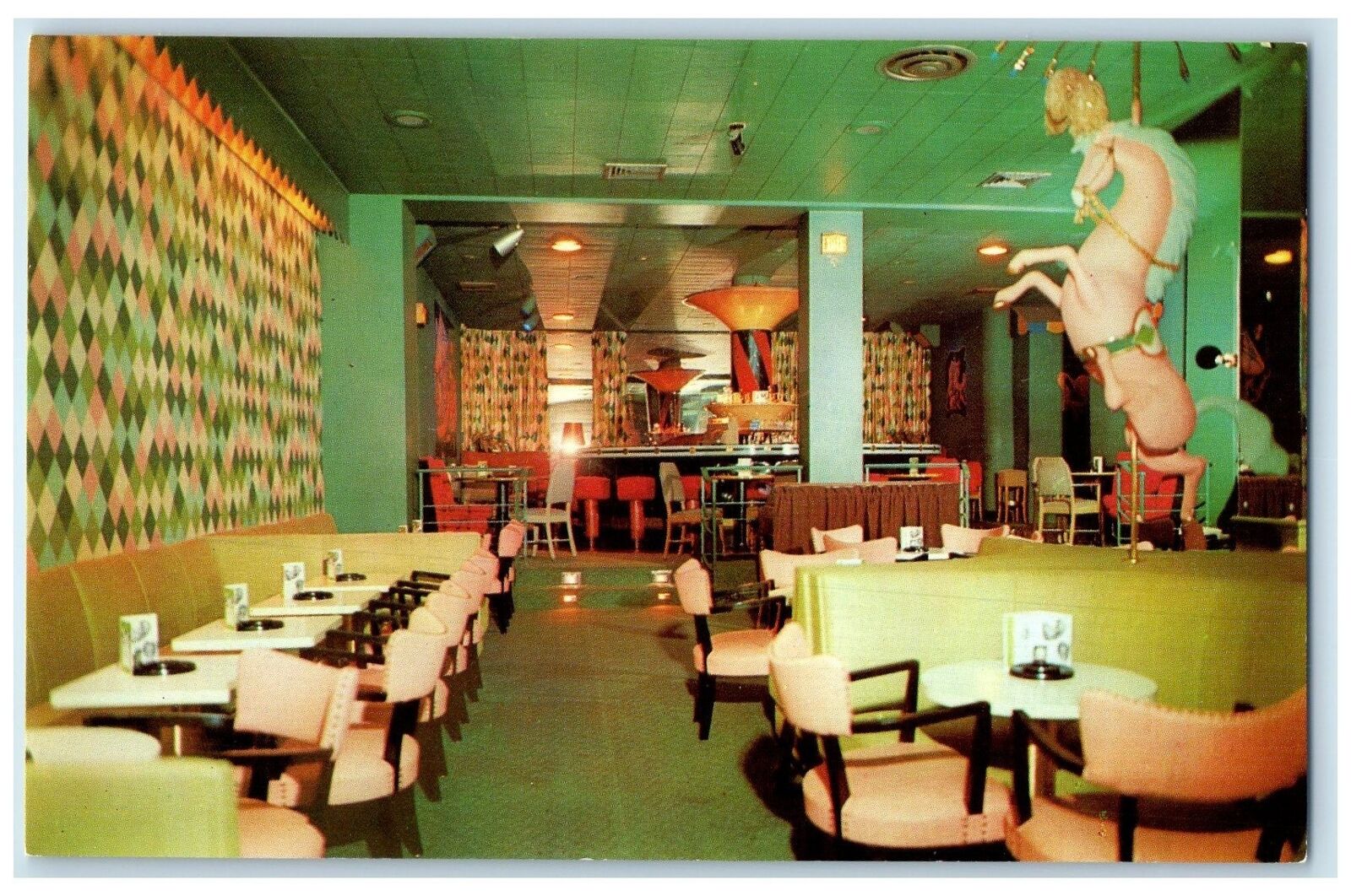 c1960\'s New Hotel Monteleone Interior New Orleans Louisiana Unposted Postcard