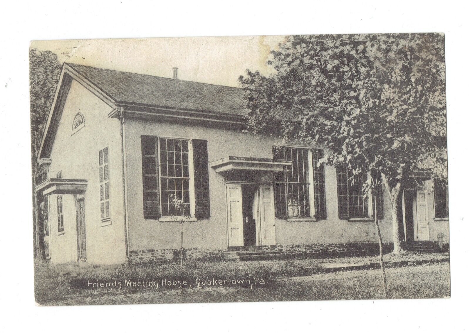 Vin Postcard(1) PA, Quakertown Friends Meeting House B6029 P 8/5/1910 (287)