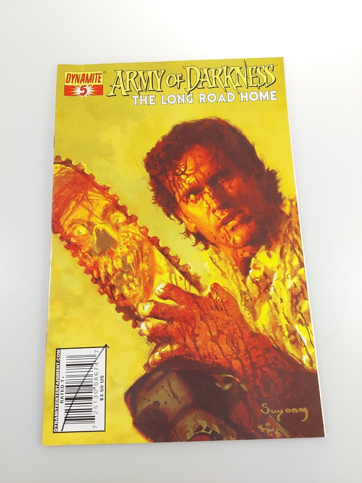 Dynamite Comics: ARMY OF DARKNESS 'THE LONG ROAD HOME' #5 2007 Art Suydam Cover