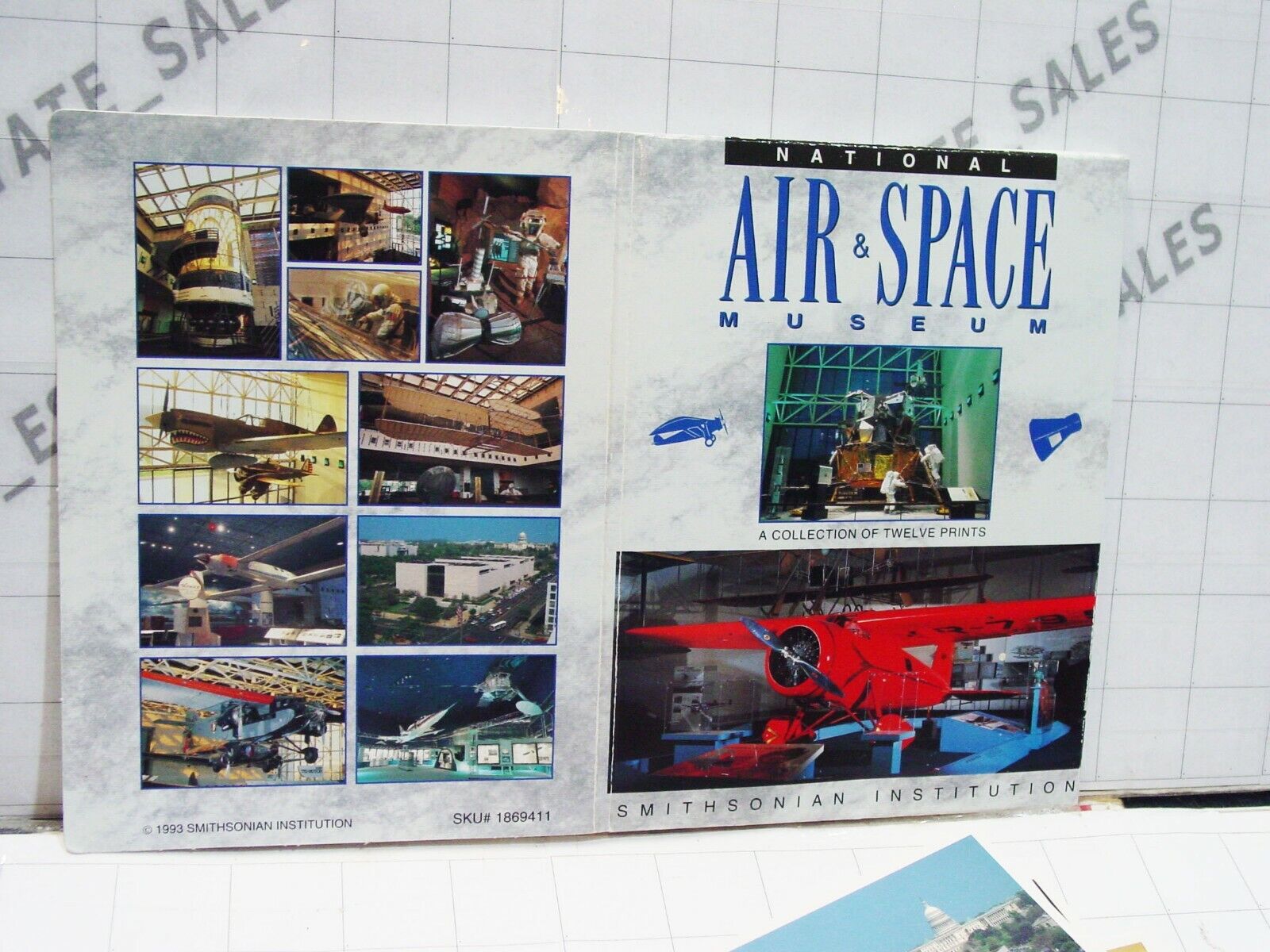 flying flight history 12x Smithsonian Air Space Museum 1993 postcard set unused