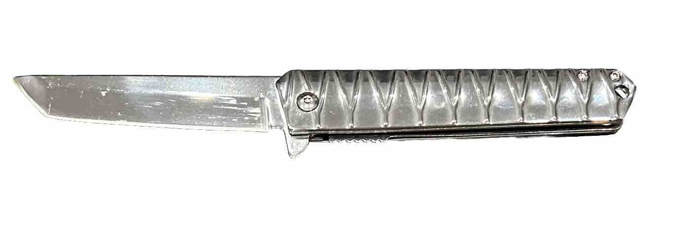 Falcon Heavy Duty Pocket Knife Stainless Steel 8.13” - Chrome 