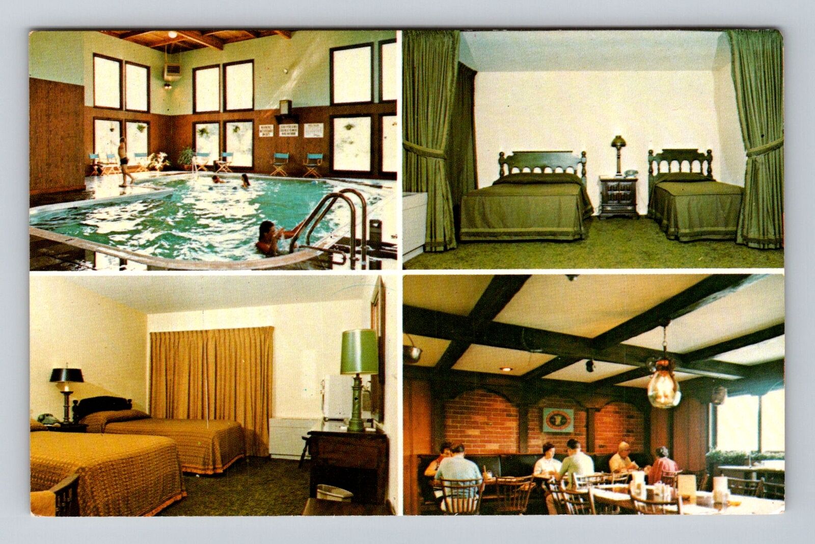 Rutland VT-Vermont, Travel Lodge, Advertisement, Antique, Vintage Postcard