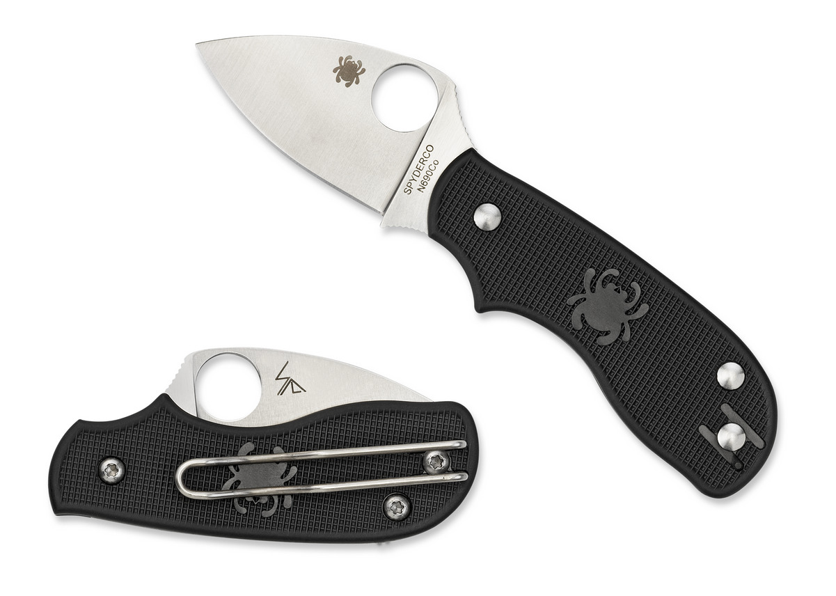 Spyderco Knives Squeak SlipIt Black FRN N690Co C154PBK Stainless Pocket Knife