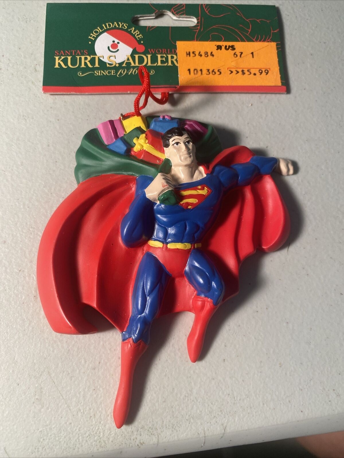 Superman Ornament DC Comics 2000 Kurt Adler