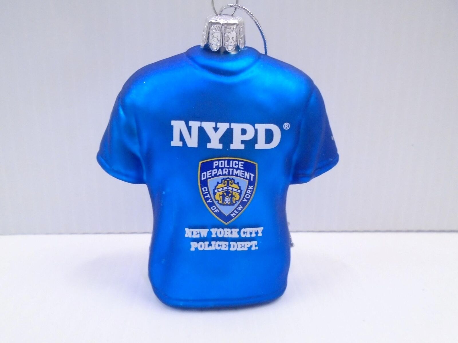 NEW YORK CITY NYC NYPD POLICE CHRISTMAS ORNAMENT CHRISTMAS ORNAMENT FREE S&H G39