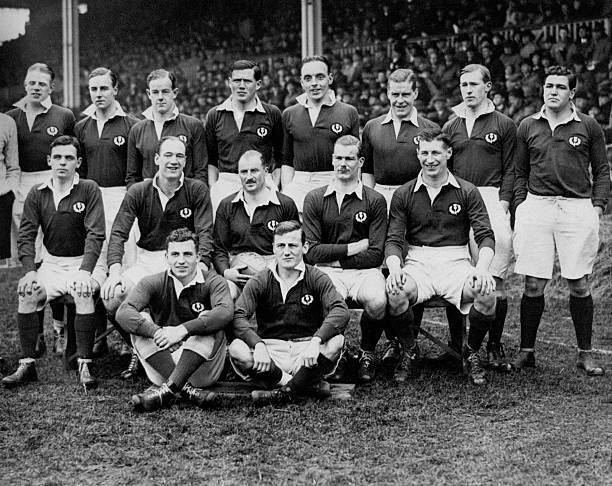 1933 Scotland Team Rugby Union Old Photo