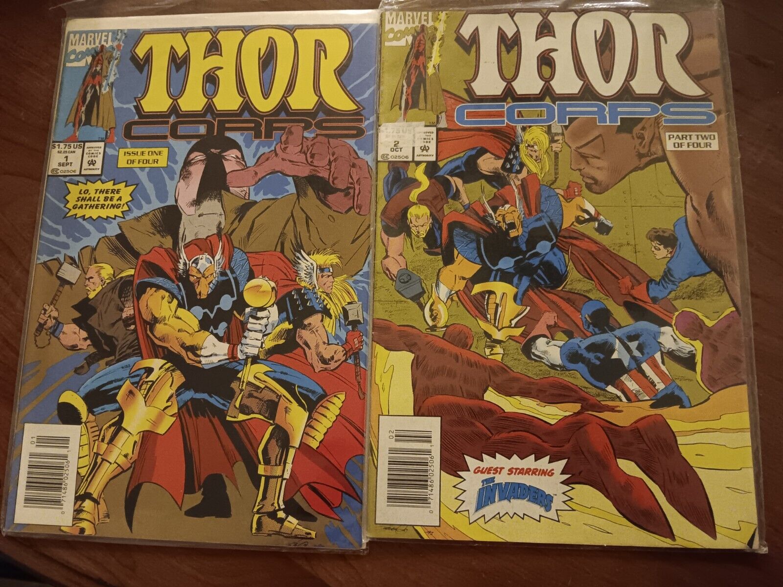 Lot of 2 - Thor Corps Comics- Issues 1 & 2