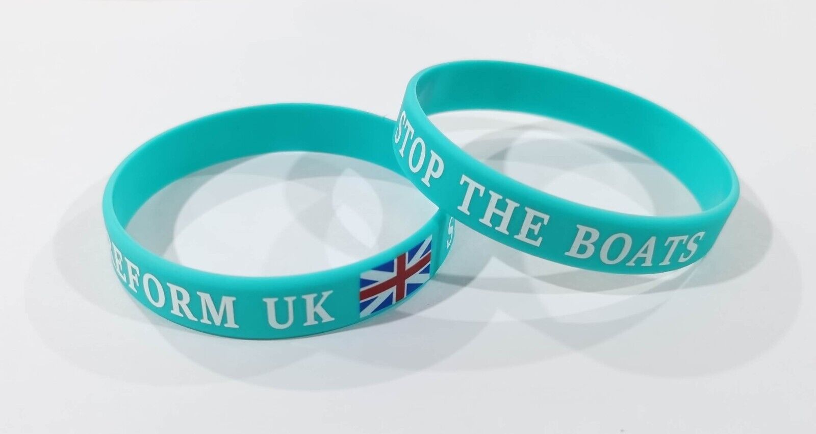REFORM UK - Stop the Boats - Wristband - Be British, Be Brave - Union Flag