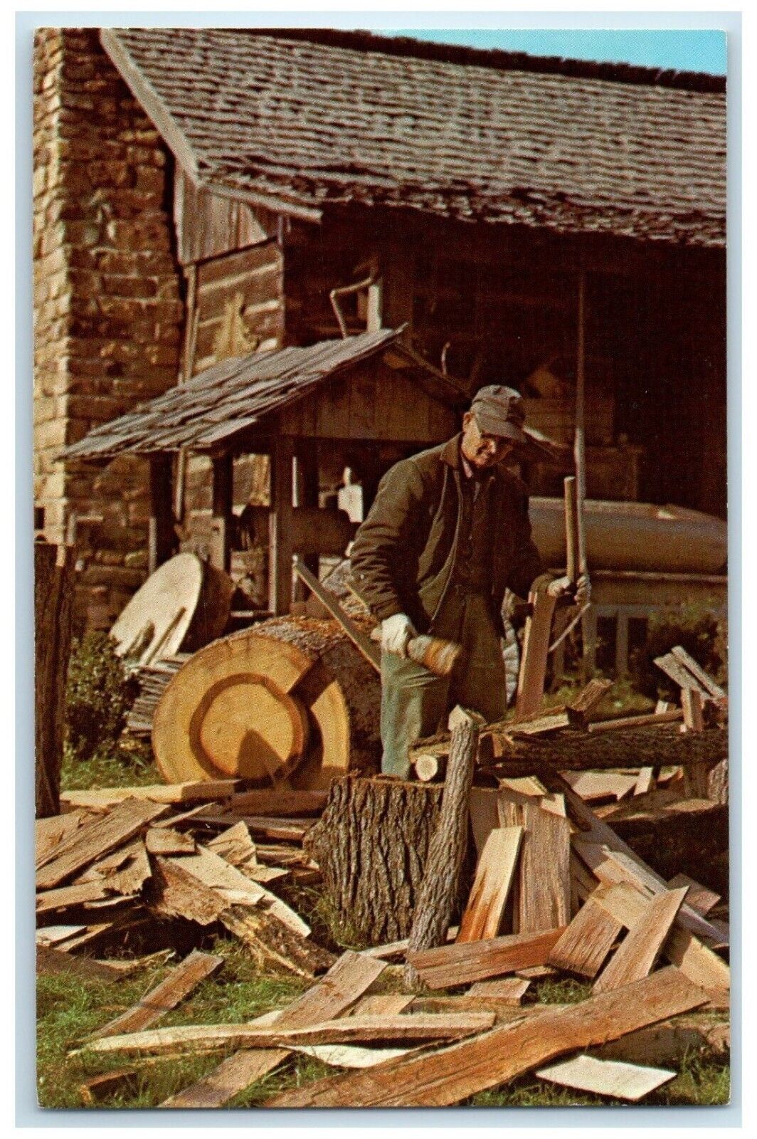 c1960 John Rice Irwin\'s Museum Appalachia Sherwood Norris Tennessee TN Postcard