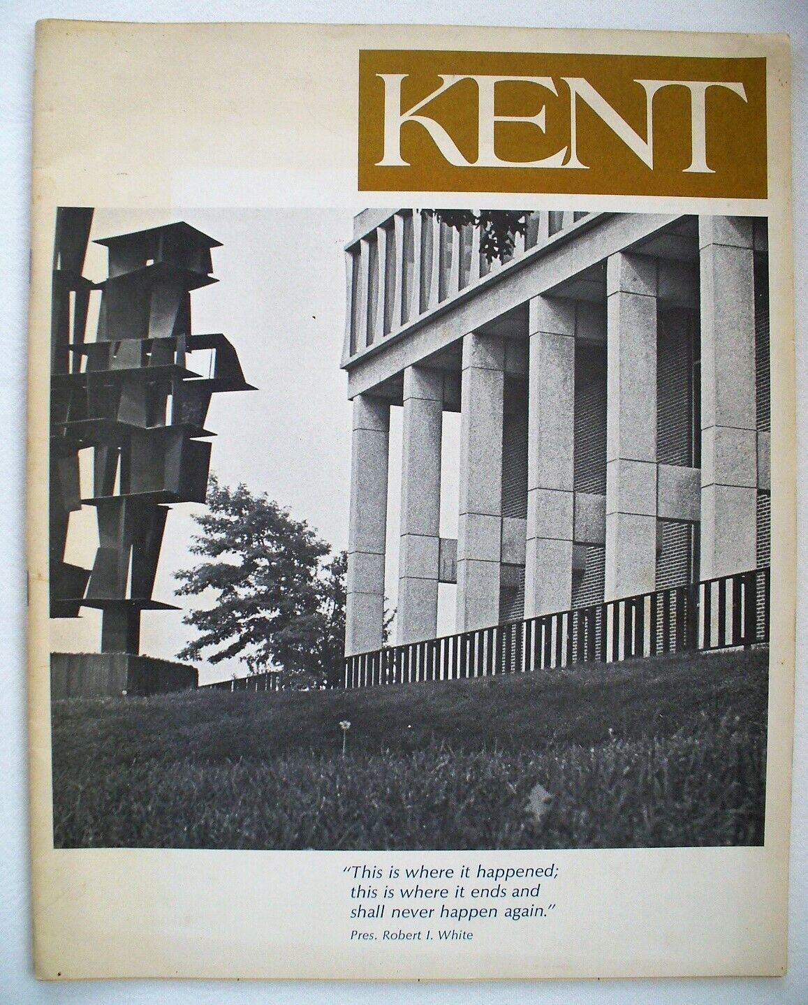 Vint~KENT STATE~MAGAZINE~State University~OHIO~June 1970~PB~MAY 4th TRAGEDY~EUC 