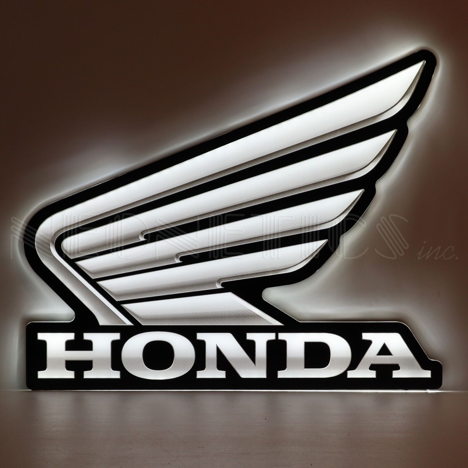 Honda Neon Sign Wing Slim Led 24 Inches Licensed Car Dealer Neon Light