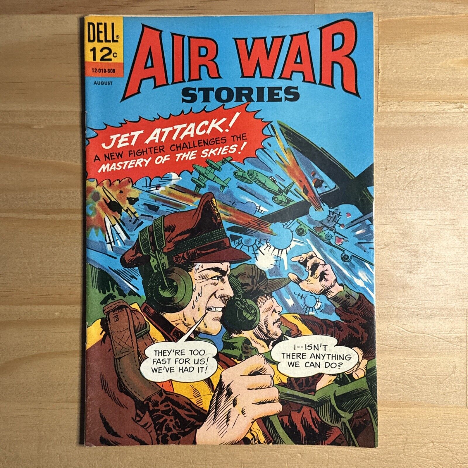 Air War Stories #8-1966-Dell-Korean War-WWII-Sam Clanzman