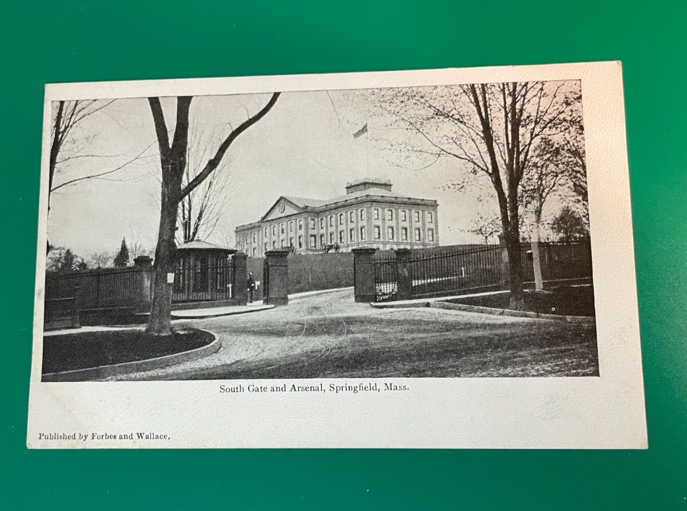 South Gate, Arsenal, Springfield, Mass. Vintage Postcard-Undivided Back