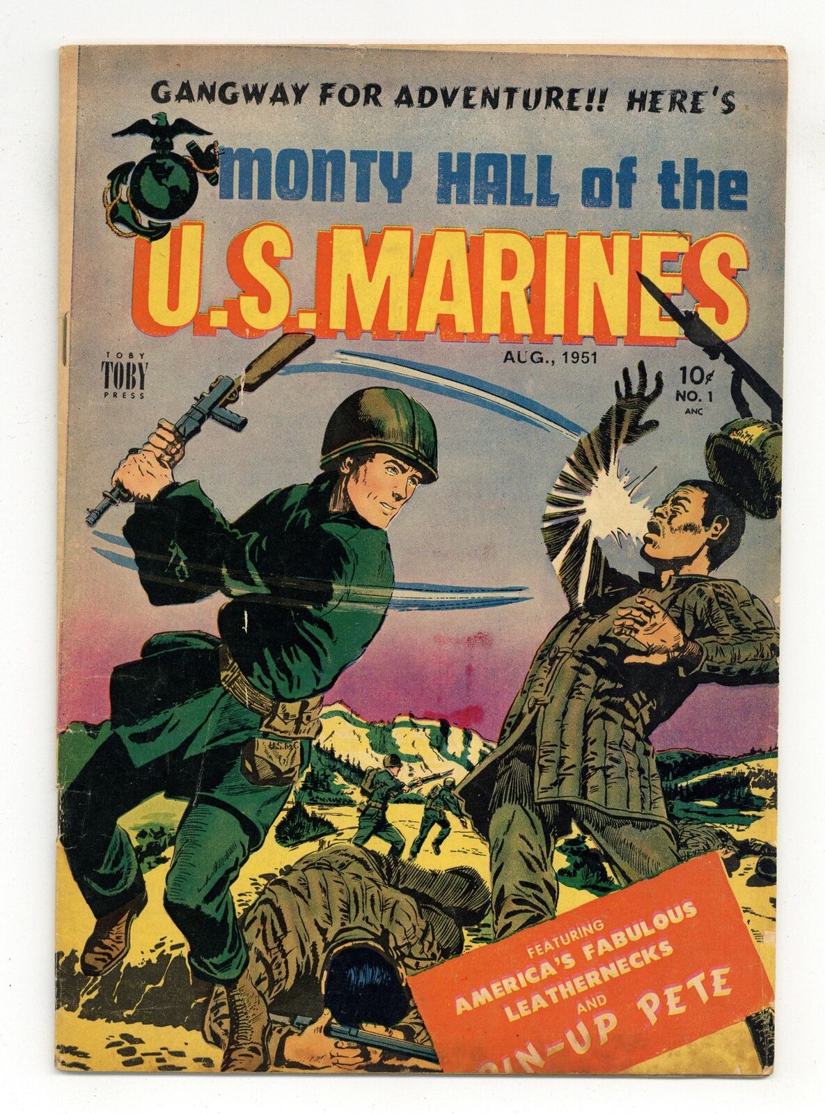 Monty Hall of the U.S. Marines #1 VG- 3.5 1951