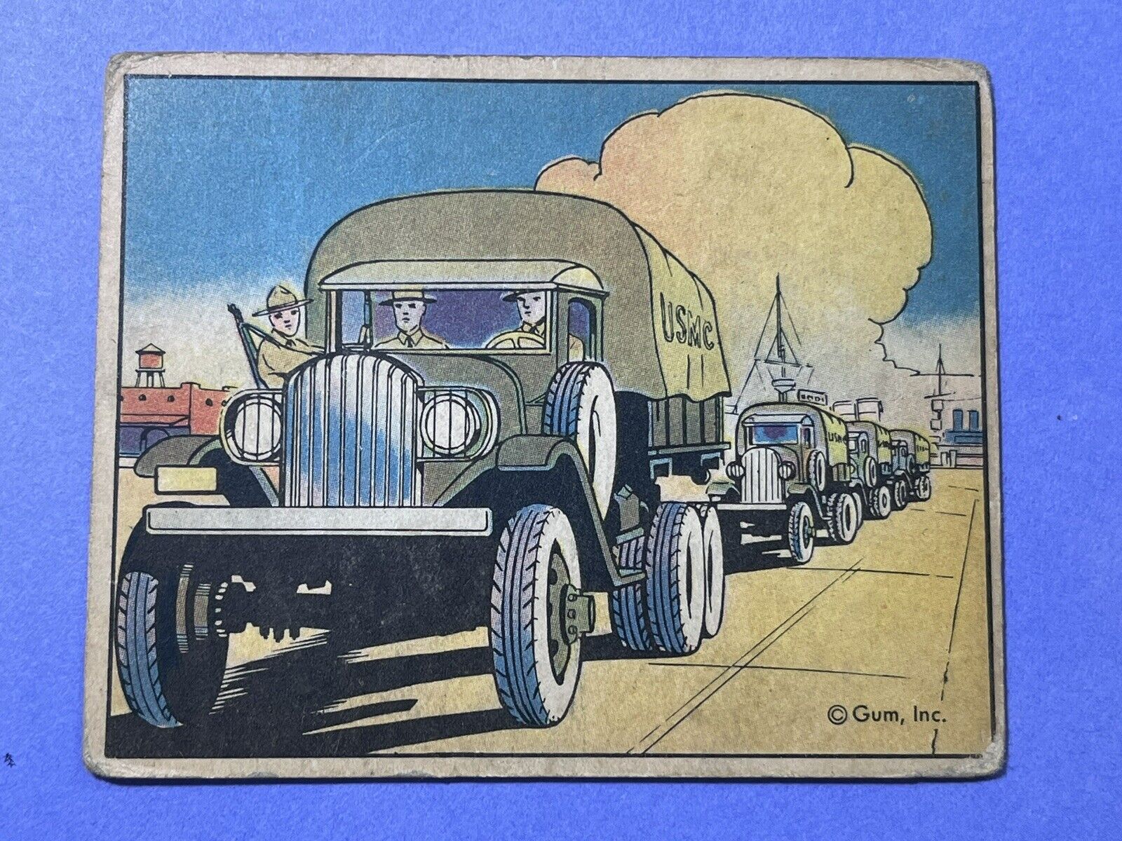 1941 Gum Uncle Sam Marine #62 Motor Convoy Drivers VG Vintage
