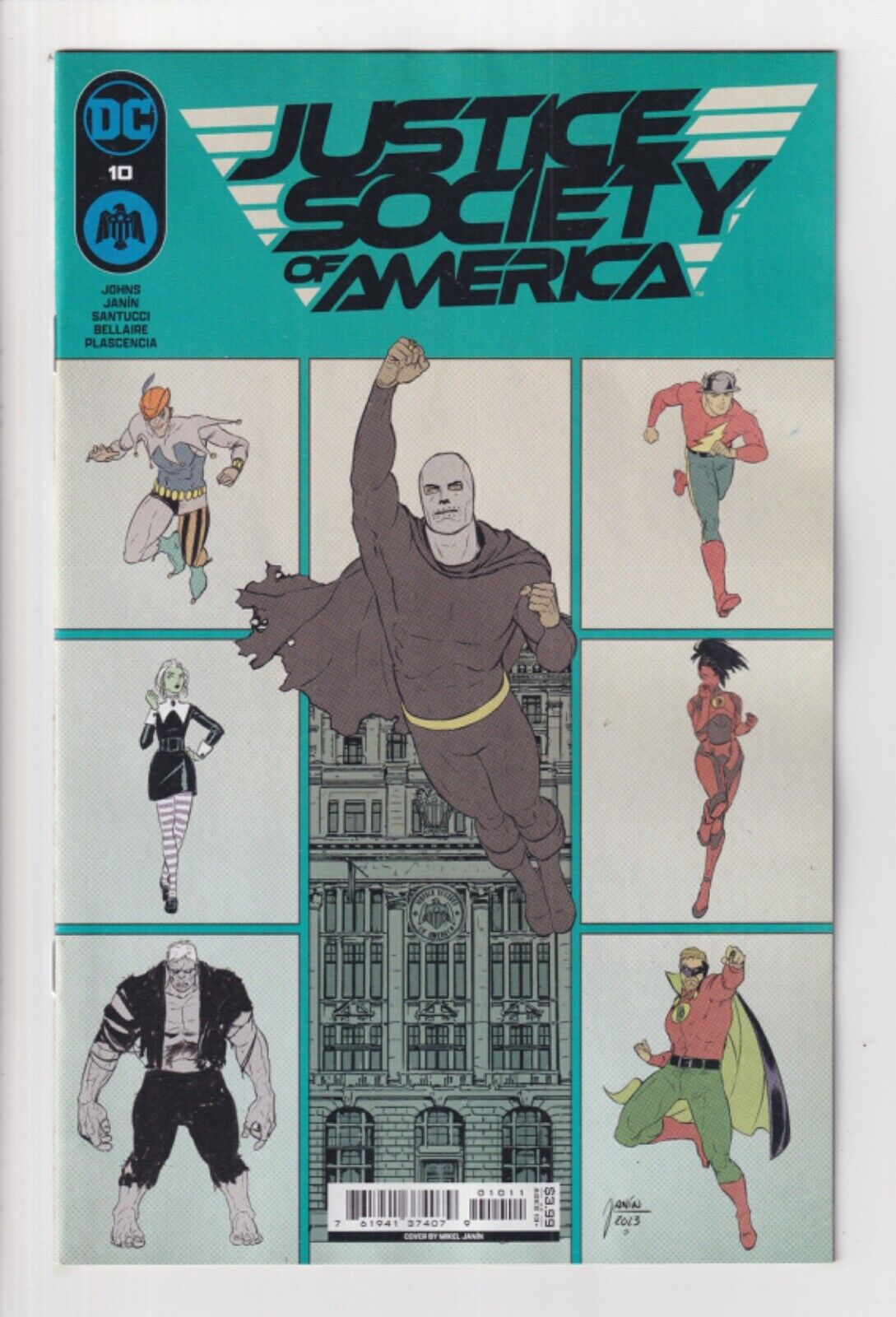 JUSTICE SOCIETY OF AMERICA #10 NM 2024 DC comics A-Z single