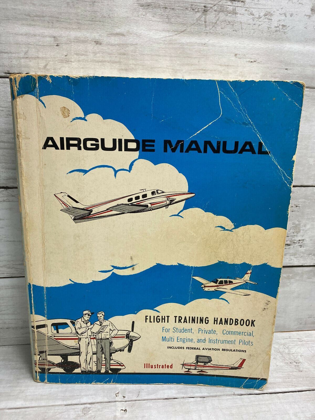 Vintage 1967 Airguide Manual How To Fly Book Flight Training Handbook Collectibl