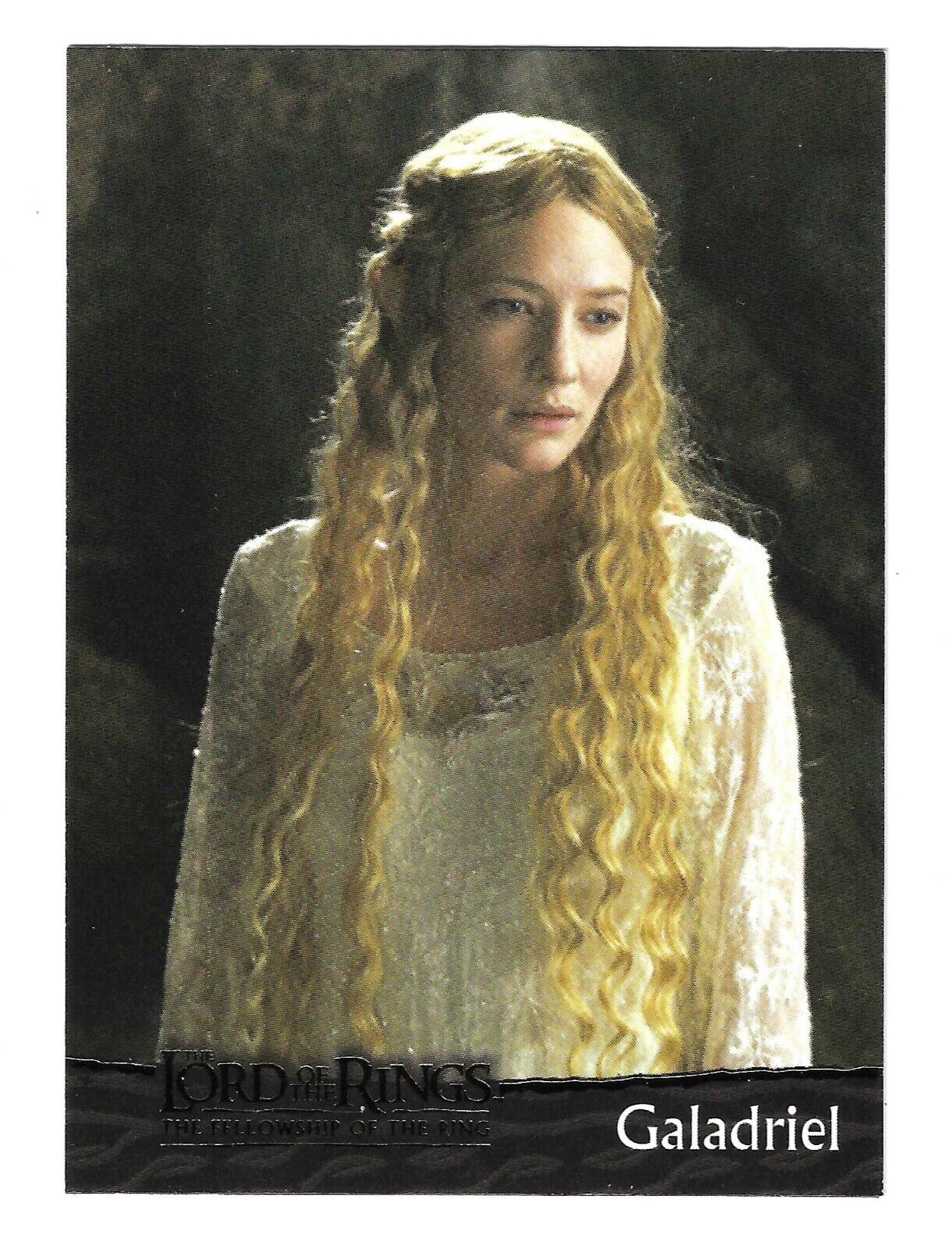 2001 Topps The Lord Of The Rings FOTR #14 Galadriel Rookie RC Cate Blanchett
