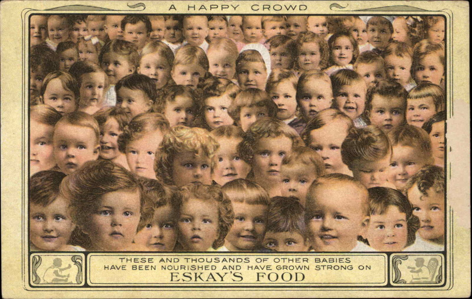Eskay\'s Baby Food Ad Advertising c1910 Vintage Postcard
