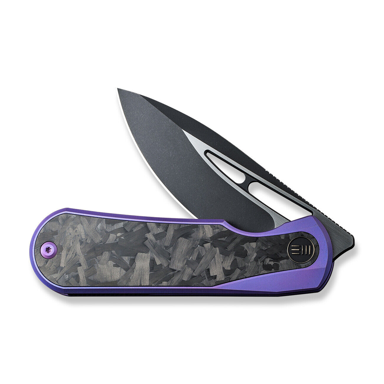 WE KNIFE Baloo 21033-3 Frame Lock 20CV Steel/Carbon Fiber/Purple Titanium Knives