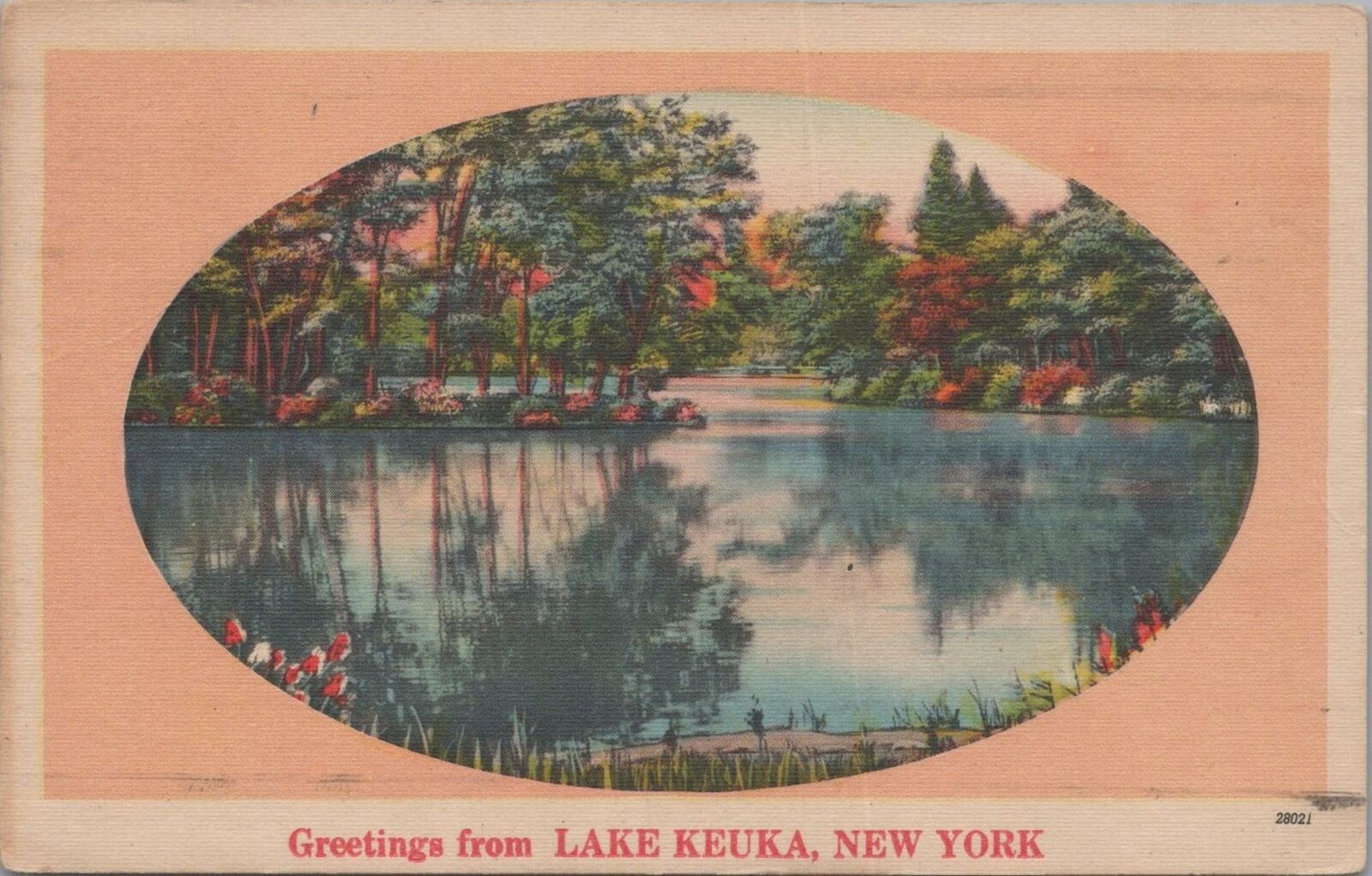 Postcard Greetings from Lake Keuka New York NY 