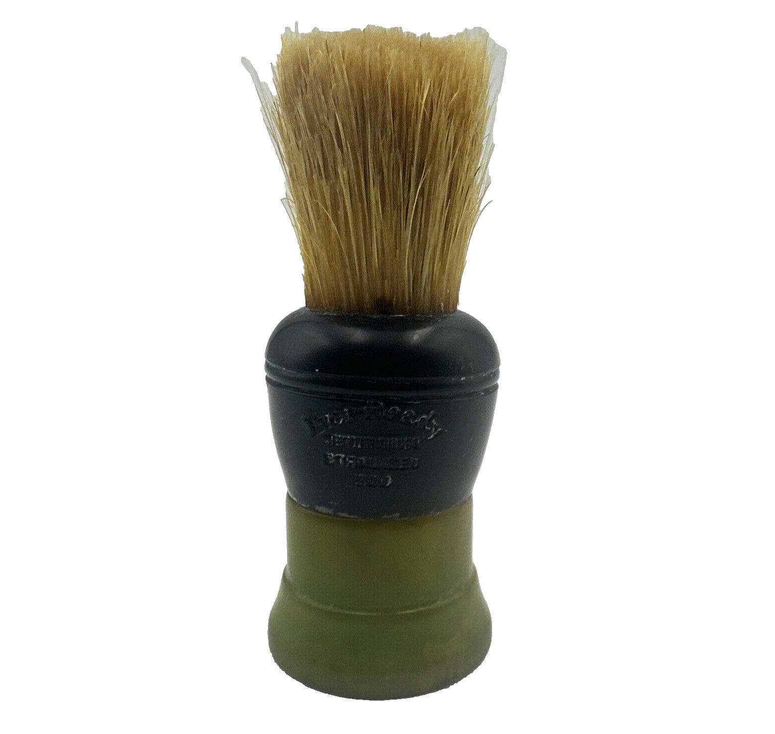 Vintage Ever-Ready Bakelite Shaving Brush 200 Catalan Green USA