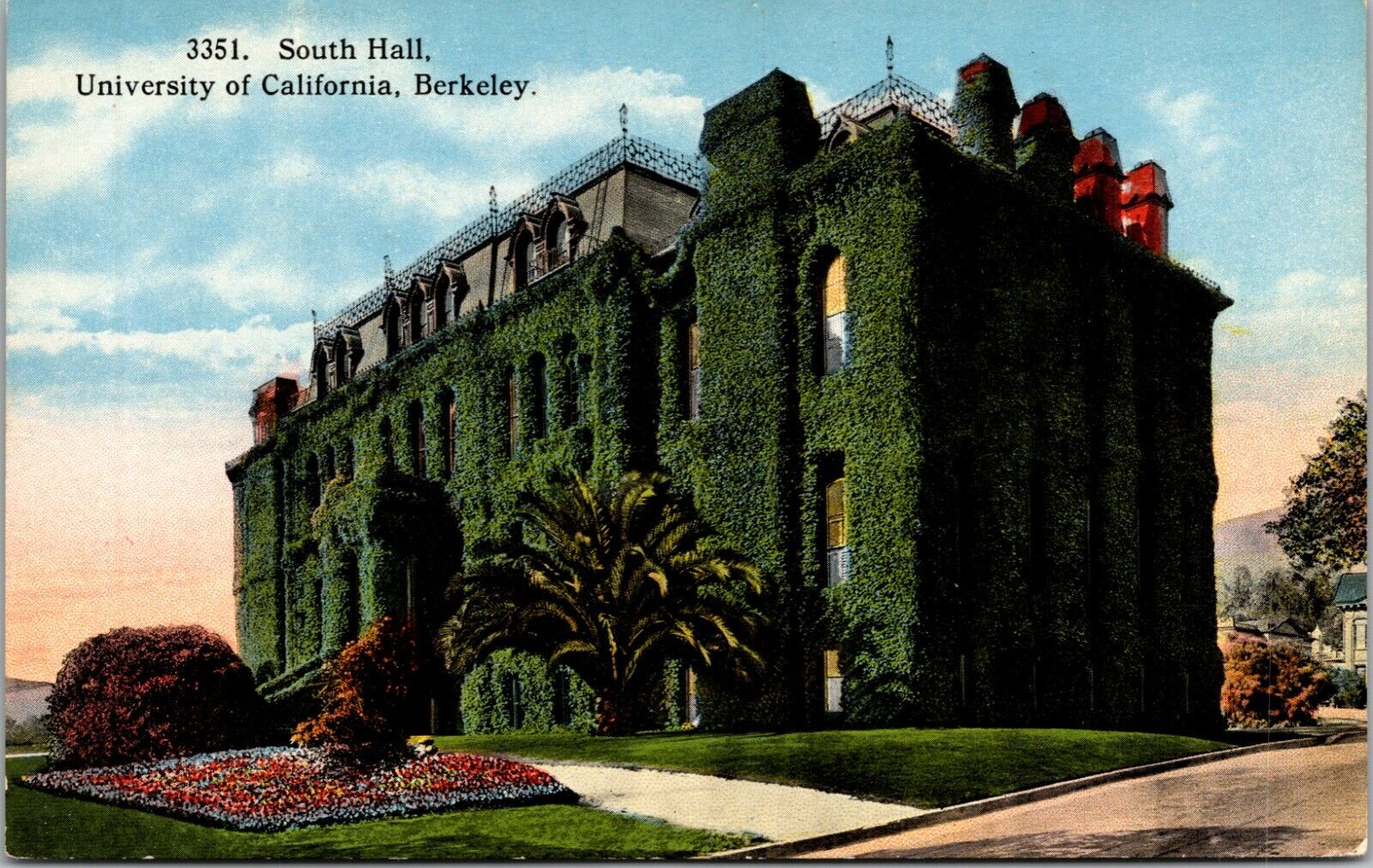 South Hall University of California Berkeley Ivy Covered Building Gardens C1907