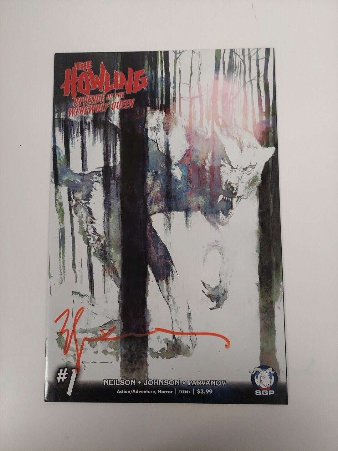The Howling Revenge of the Werewolf Queen #1 Bill Sienkiewicz 1:25 Variant GHOST