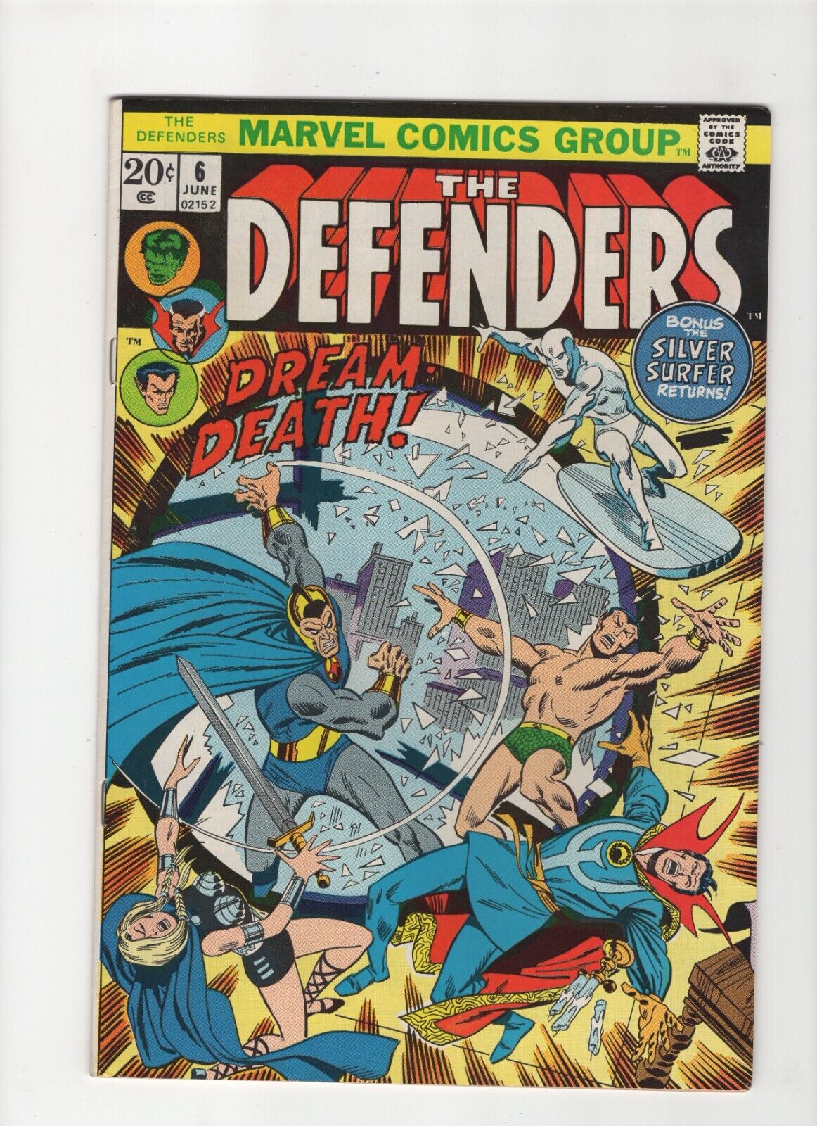 Defenders #6 (1973 Marvel Comic)