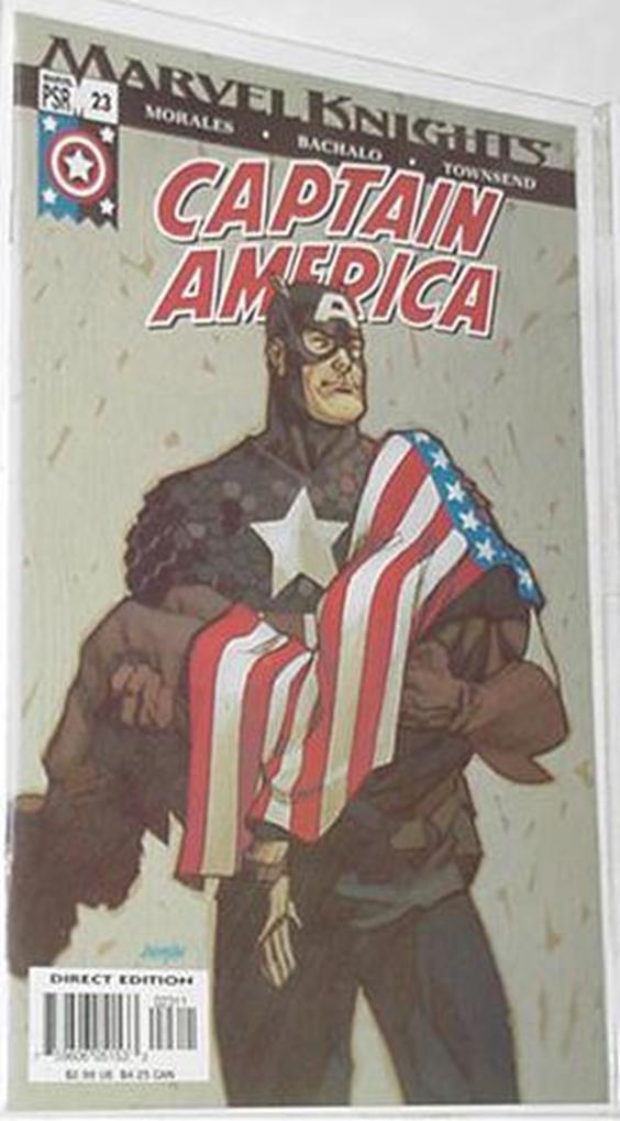 Captain America 23 NM Marvel Knights Robert Morales Chris Bachalo 1st pr 2004