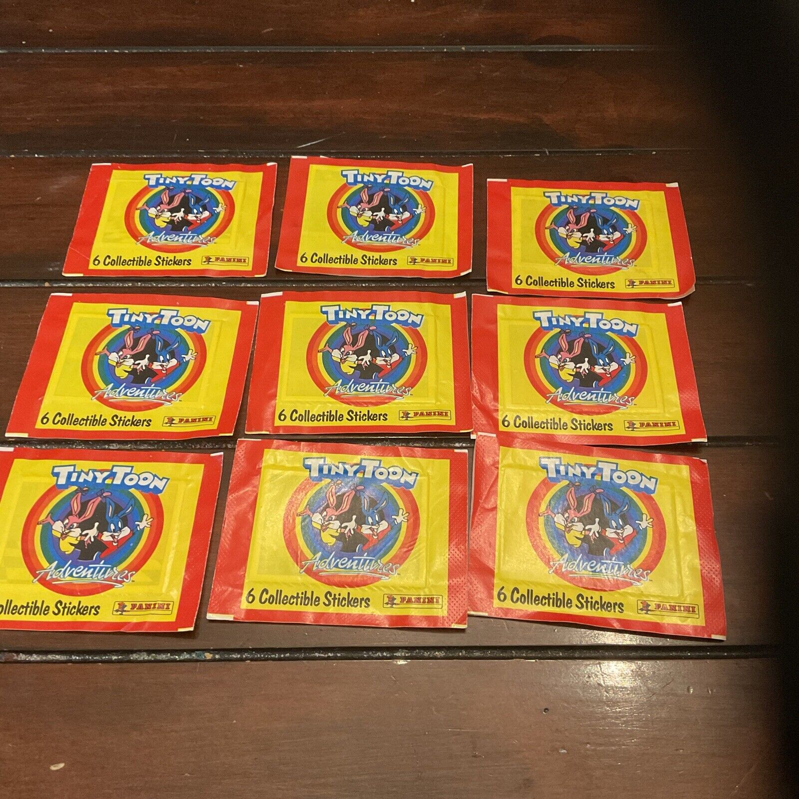 1991 Panini Tiny Toon Adventures Sticker Packs