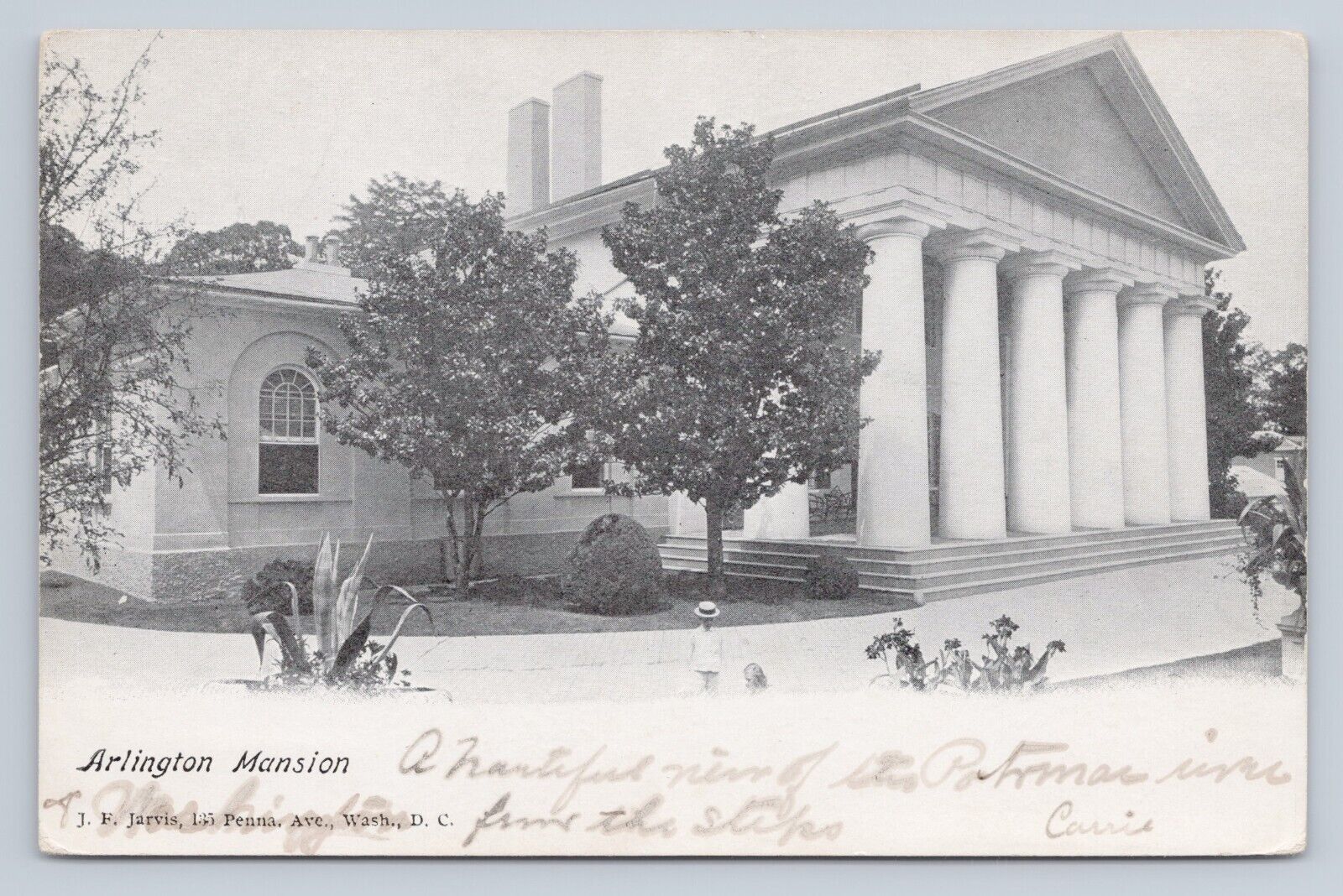 Postcard General Lees Arlington Mansion Virginia