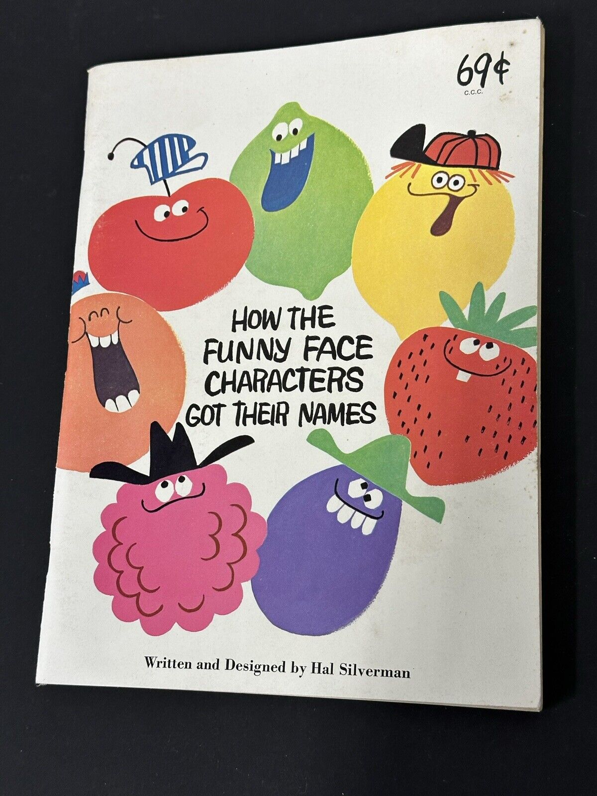 Vintage FUNNY FACE Storybook How Characters Got Names Pillsbury Fruit Bunch 1966