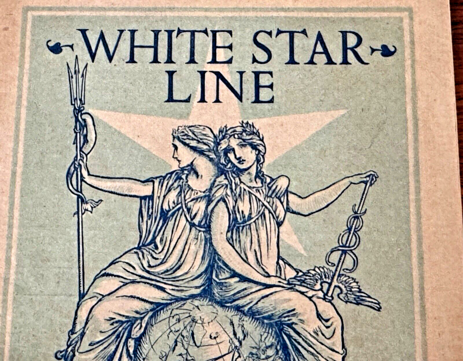 1905 White Star Line Ocean Liner Ship Passenger List Book Document Titanic Rare