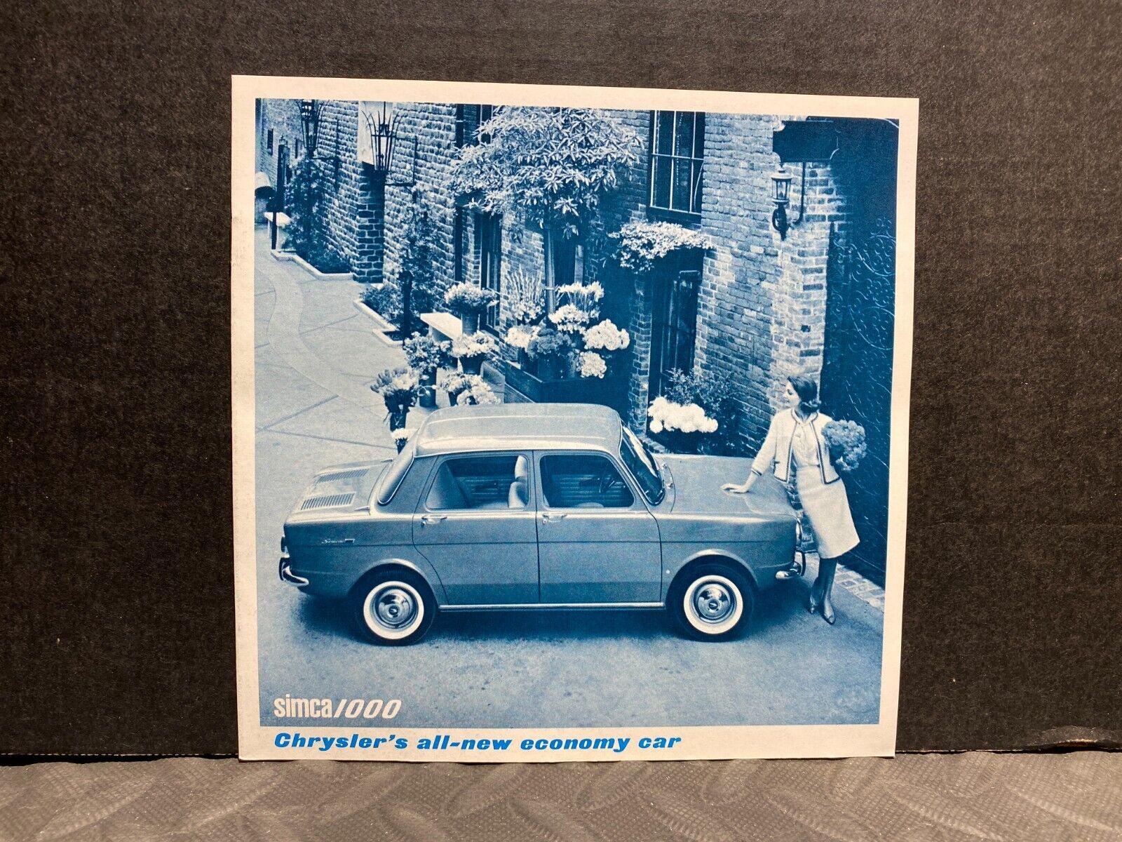 ORIGINAL NEW CAR DEALERSHIP BROCHURE VINTAGE 1965 SIMCA 1000