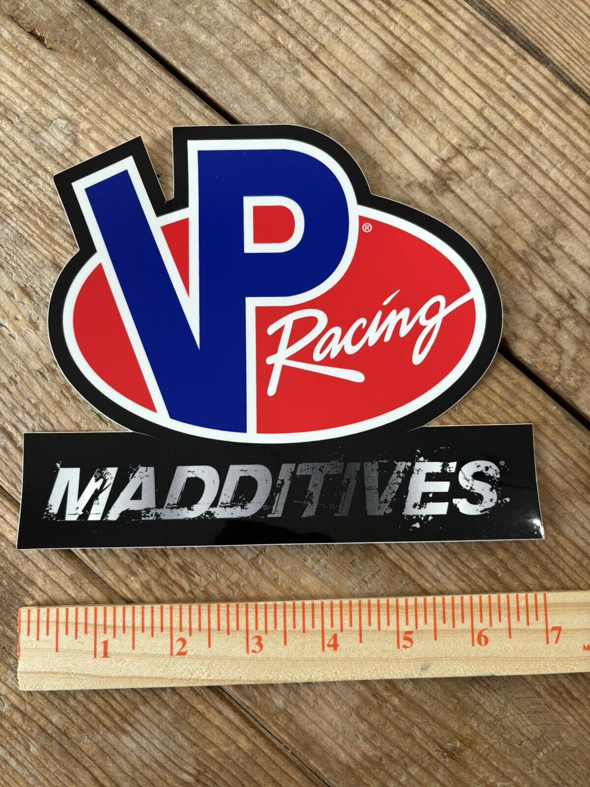 VP Racing Fuel Jug Sticker Decal New Madditives Additives Mad Scientist Large
