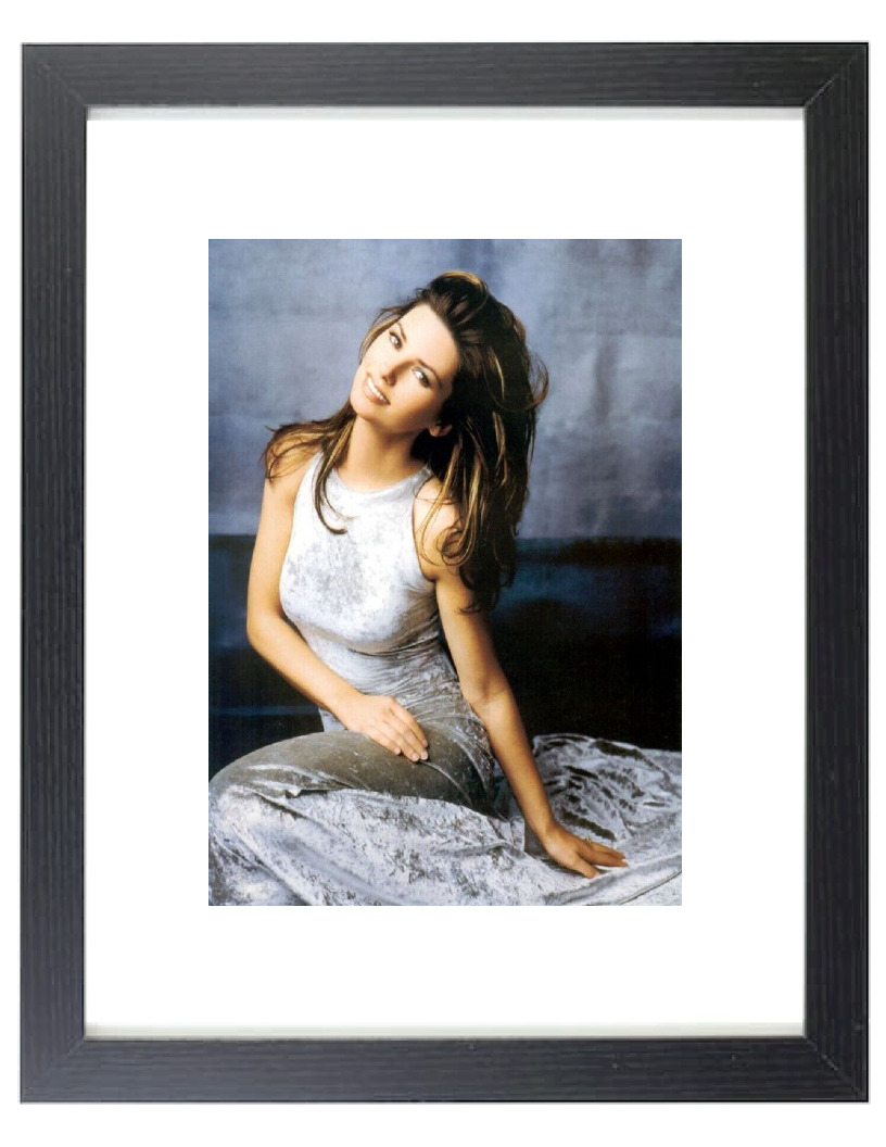 Country Music Singer SHANIA TWAIN Classic Vintage Matted & Framed Picture Photo