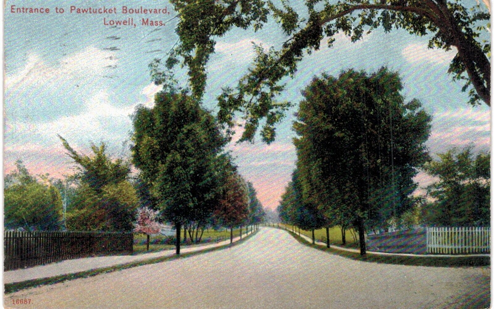 Lowell Pawtucket Boulevard 1910 MA 