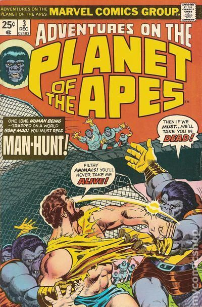 Adventures on the Planet of the Apes #3 FN 1975 Stock Image