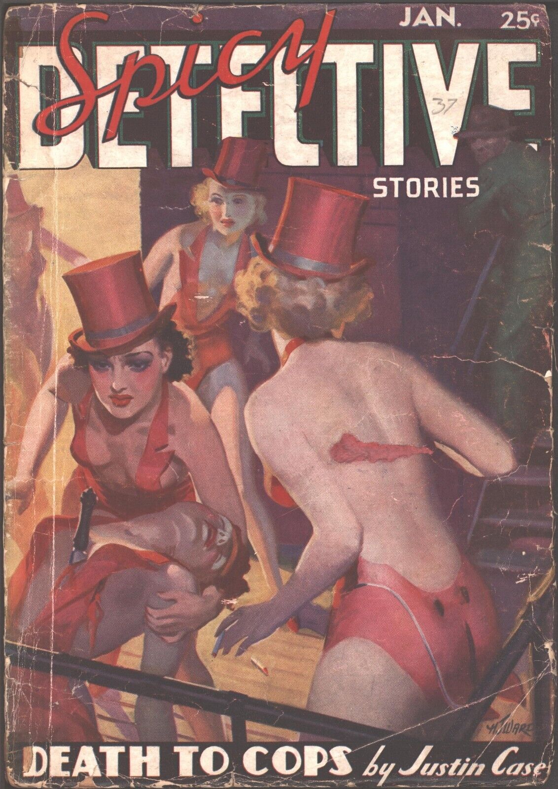 Spicy Detective 1937 January.   Pulp