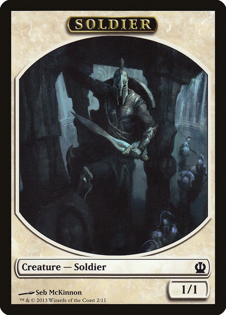 50 Token Cards - SOLDIER Tokens - Theros (THS) - Magic MTG FTG