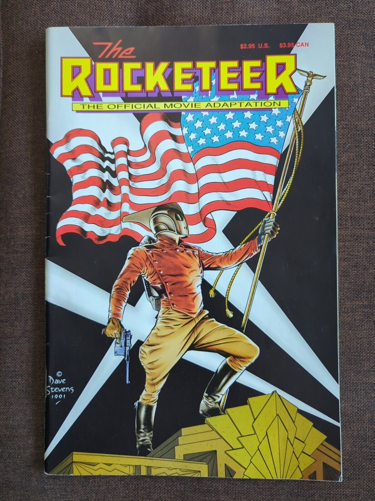 The Rocketeer Official Movie Adaptation Dave Stevens Cover Disney
